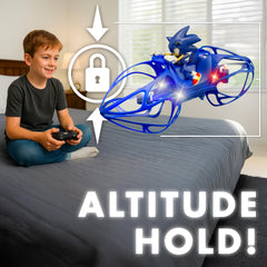NKOK Sonic HoverBike 2.4GHz remote with long-range control.
