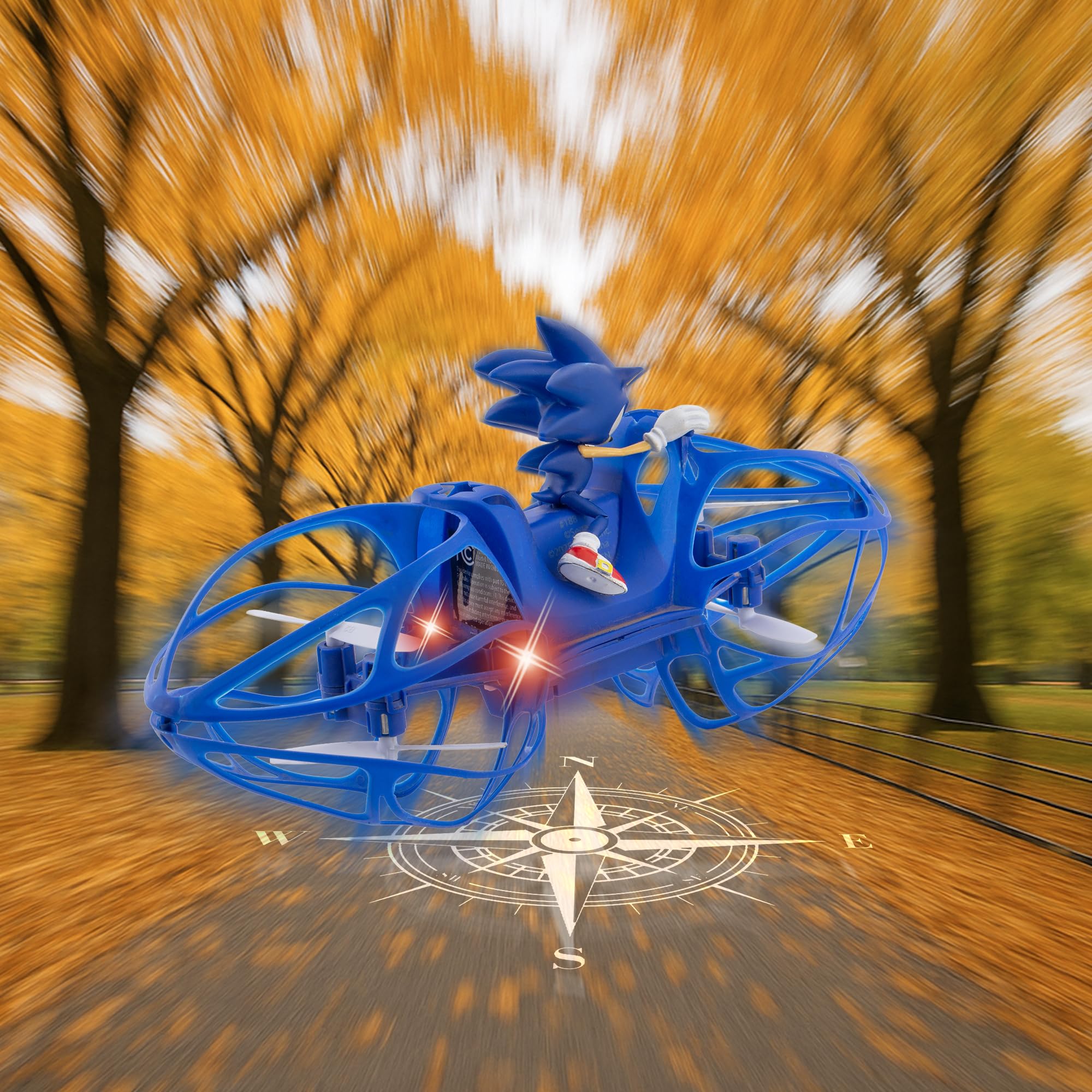 NKOK Sonic HoverBike officially licensed SEGA display-ready collectible.