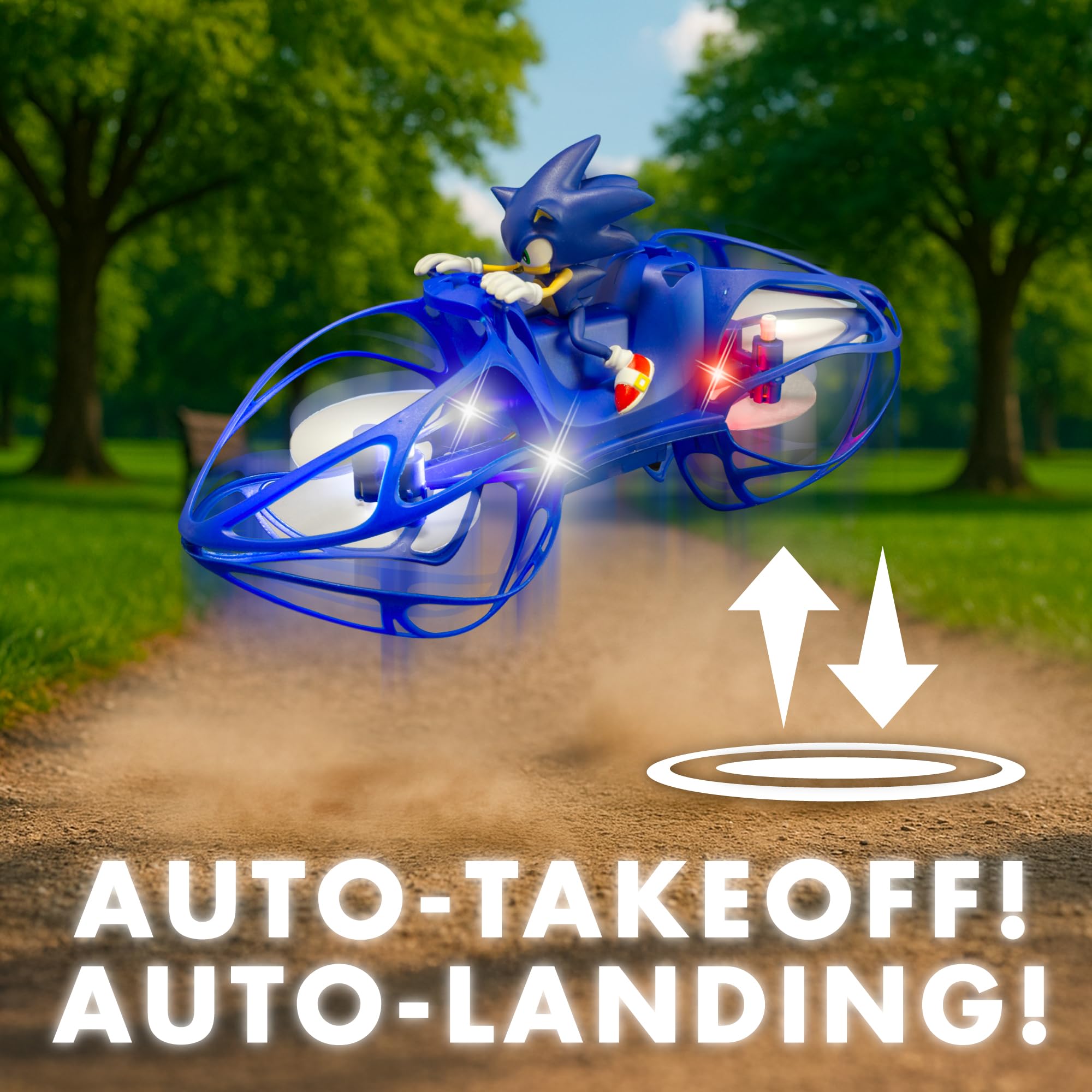 NKOK Sonic HoverBike USB recharge kit ready to fly.