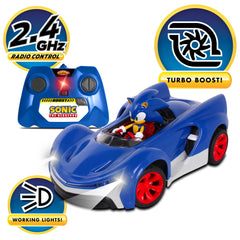 NKOK Sonic Turbo Boost car rear view shows turbo mode for speed bursts.