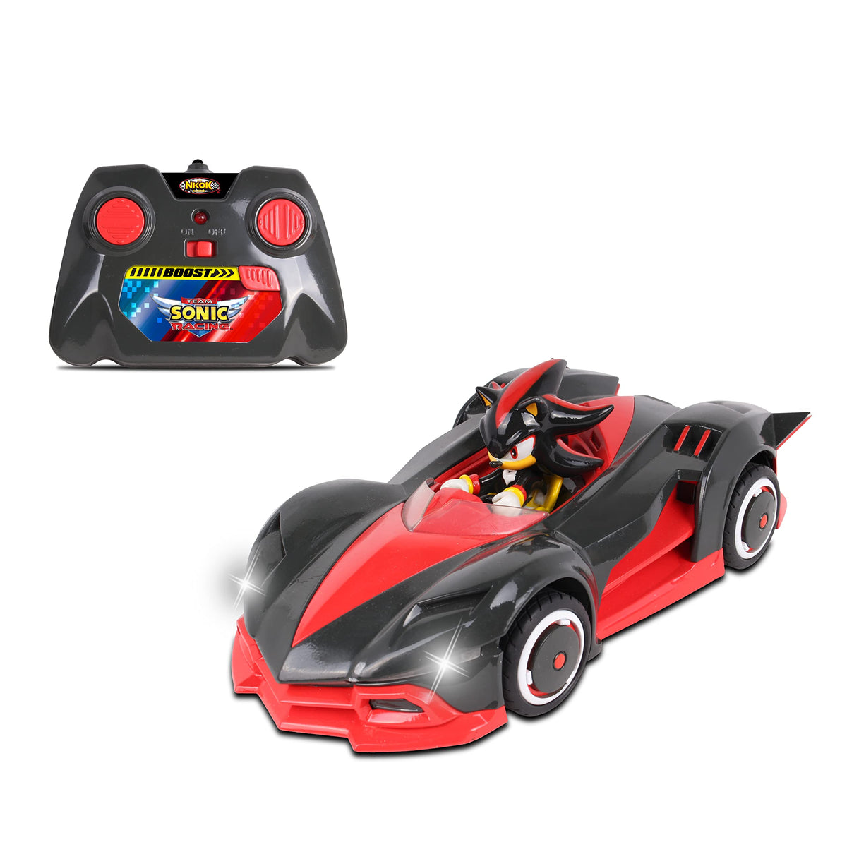 NKOK Team Sonic Shadow front view showing detailed replica and turbo boost feature