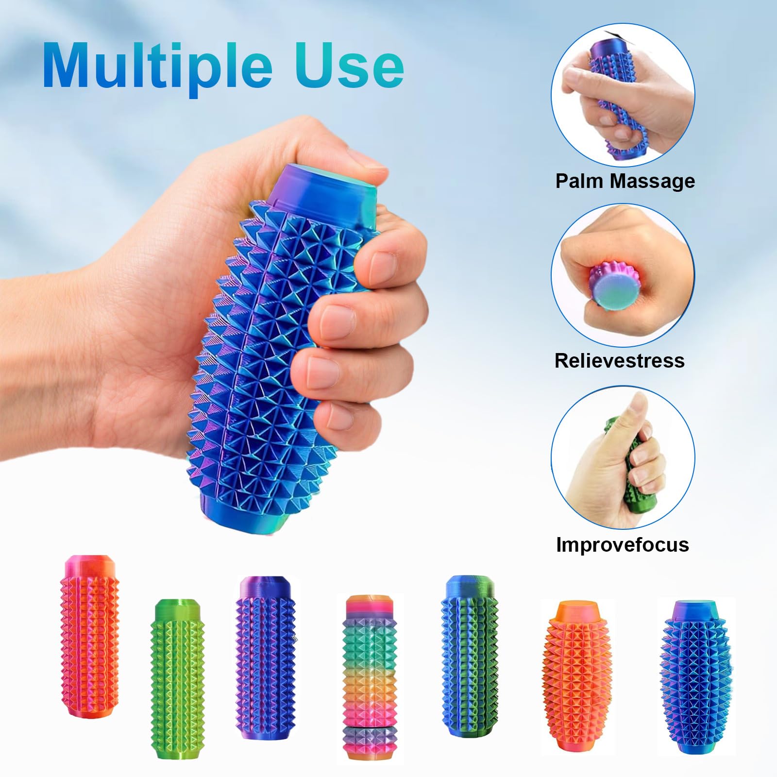 Noafuxy Little Ouchies roller detail for silent sensory input