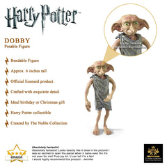 The Noble Collection Dobby detailed face captures authentic character styling.