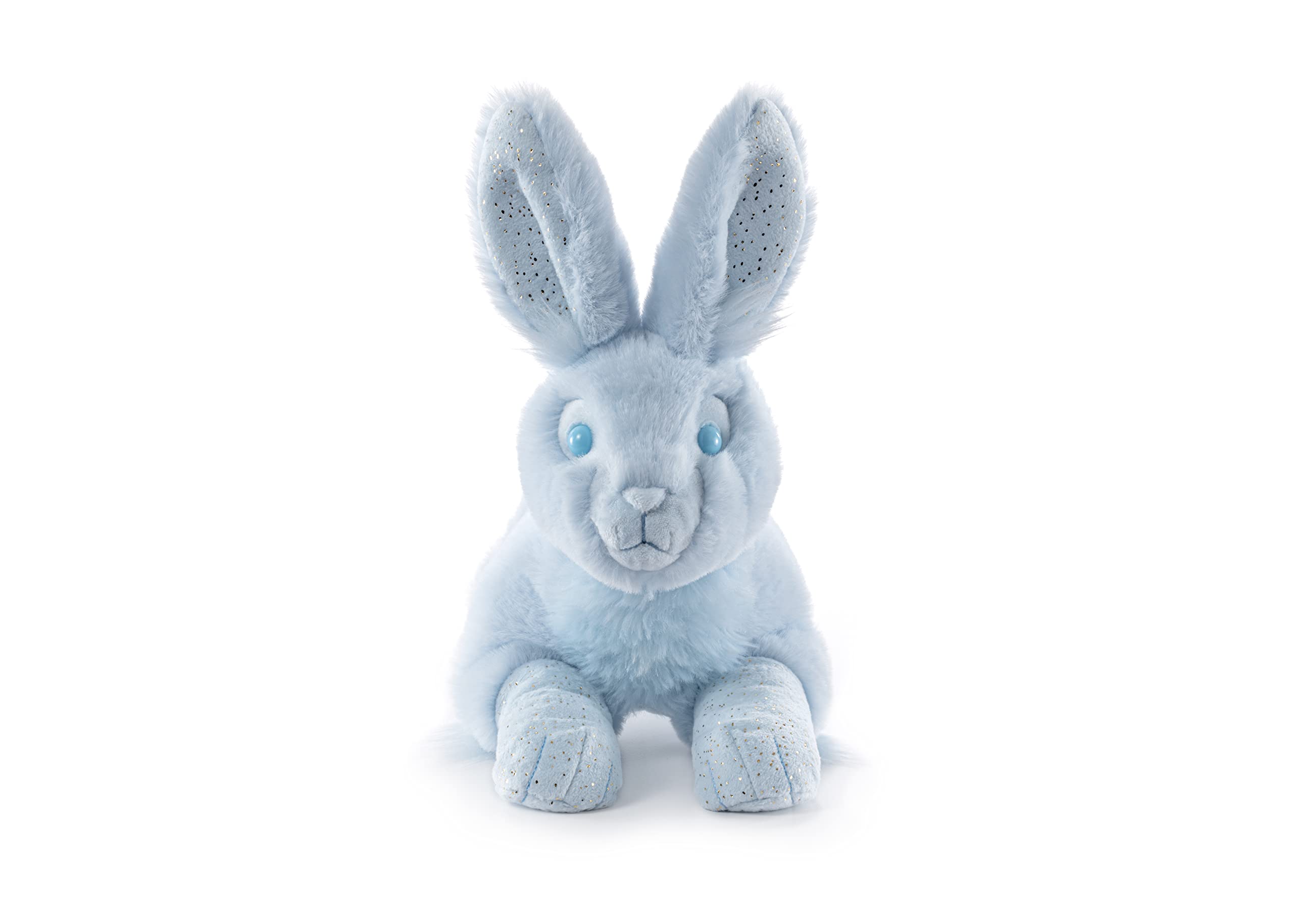 The Noble Collection Patronus Hare plush side view, a charming display piece