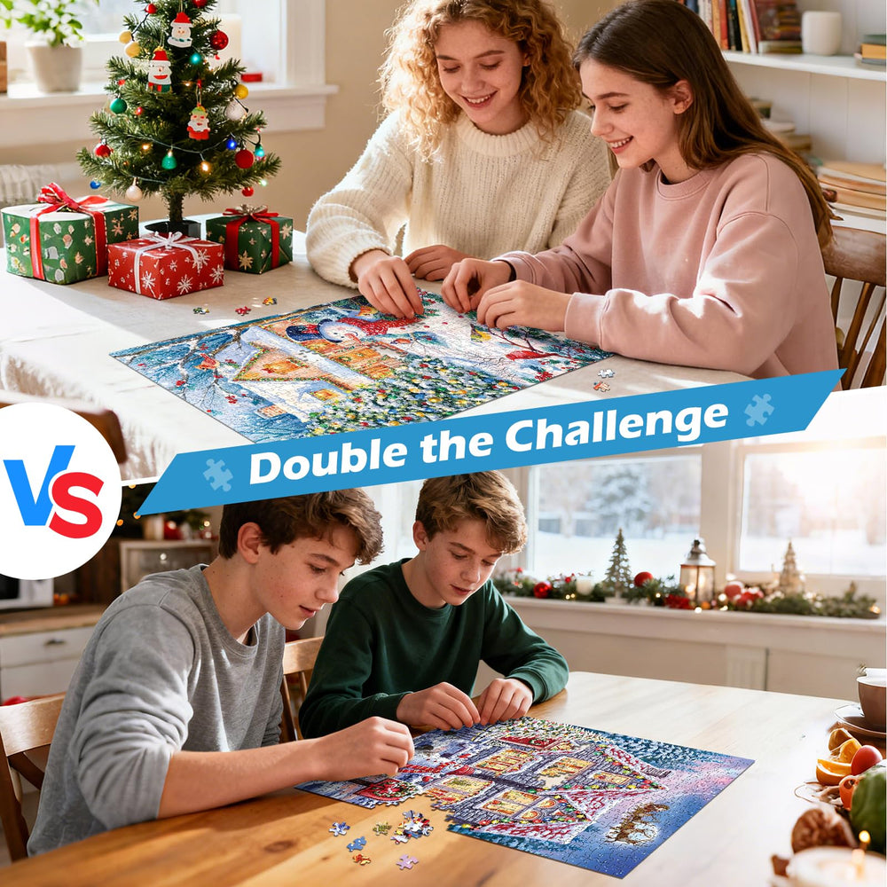 Noceba gift-ready puzzle set, perfect for Christmas gatherings.