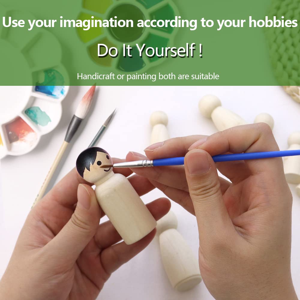 NODG DIY paintable dolls kit for kids' craft sessions.