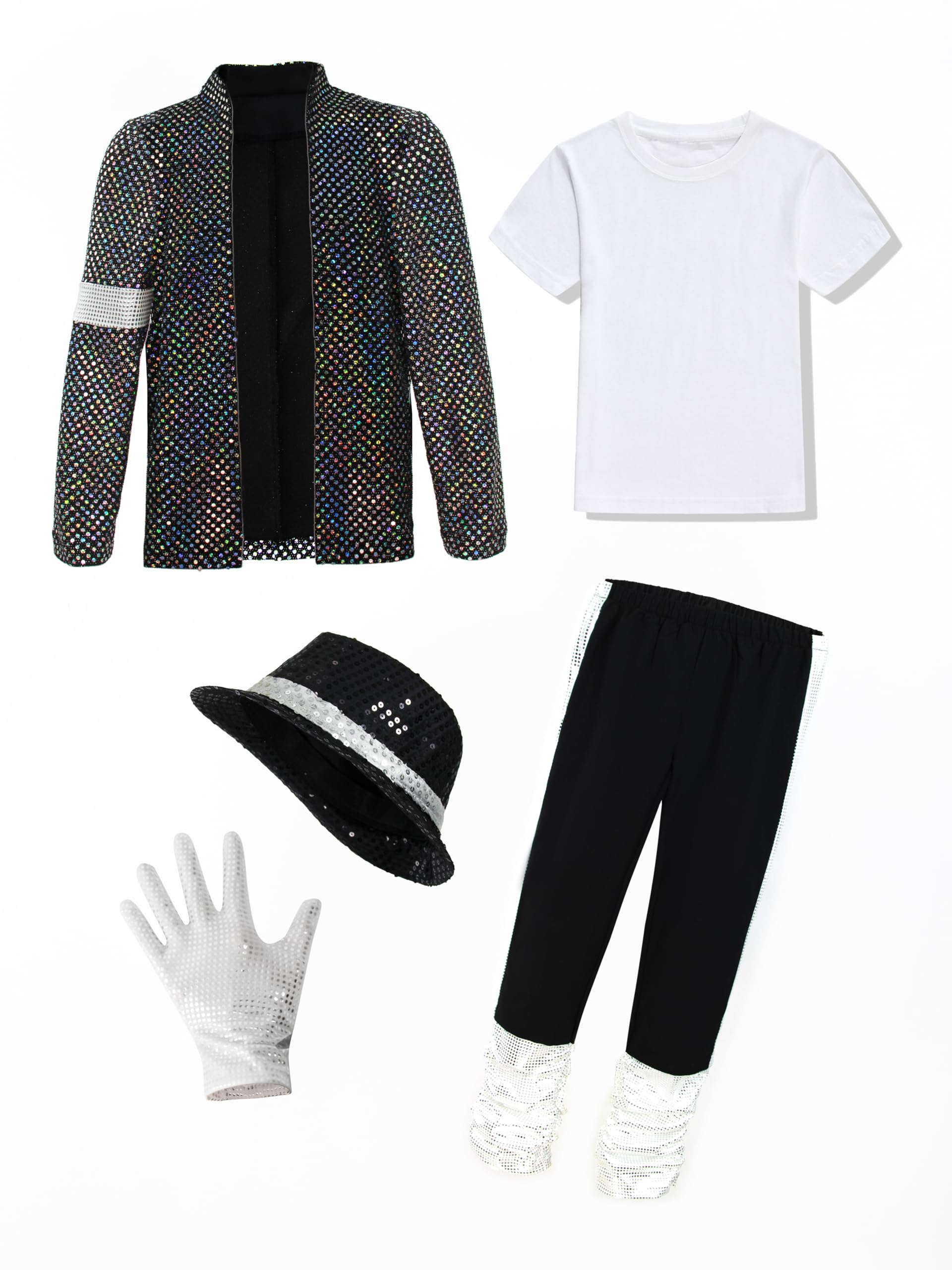 Nodkim disco costume hat for retro 80s cosplay