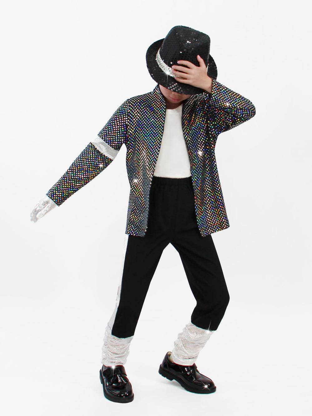 Nodkim socks sewn-on pants for a seamless costume finish