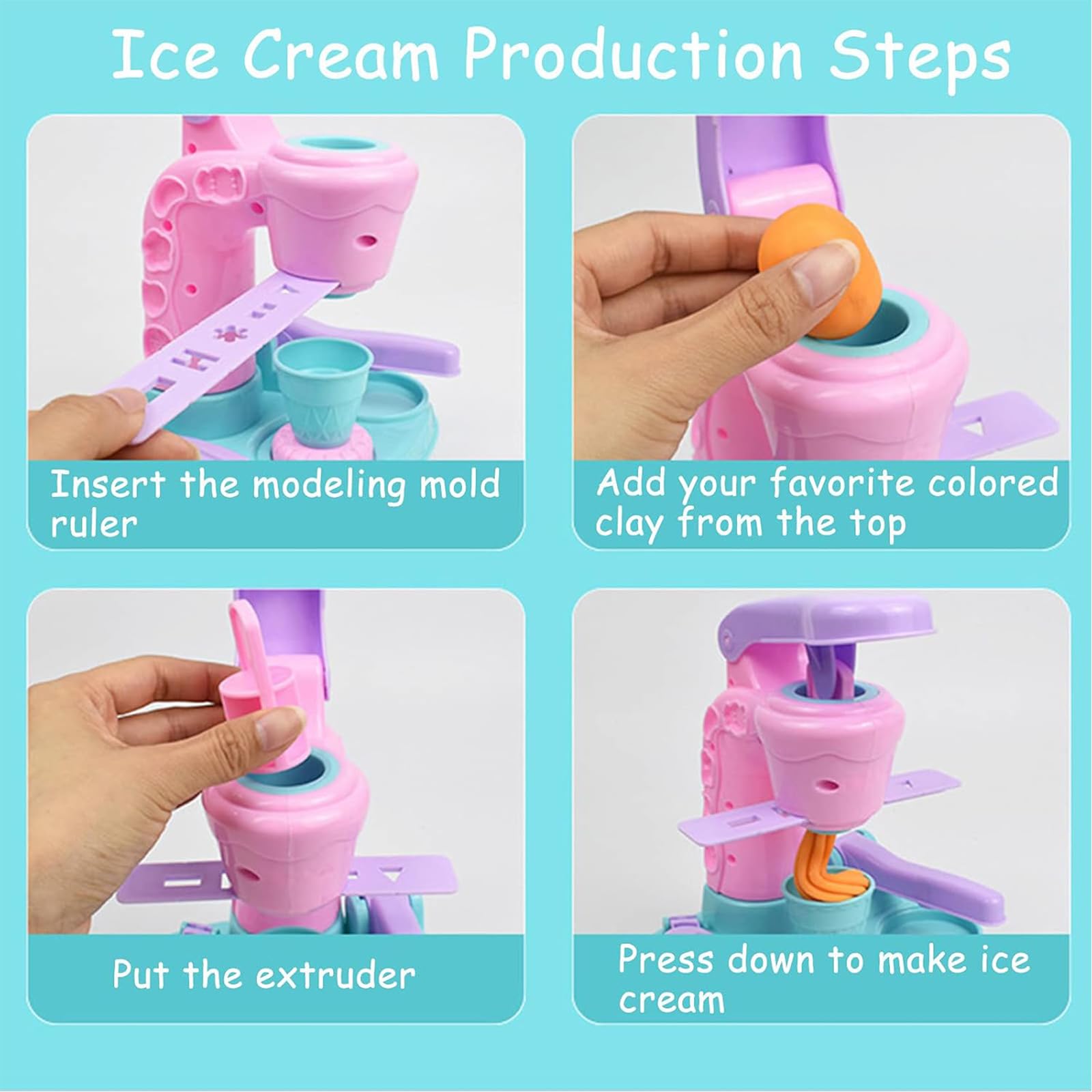 Noetoy cookie machine dough set adds variety to at-home art projects