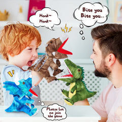 Noetoy Aetosaurus hand puppet helps kids explore animal themes through pretend play.