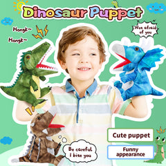 Noetoy dinosaurs hand puppets with colorful details boost creative storytelling.