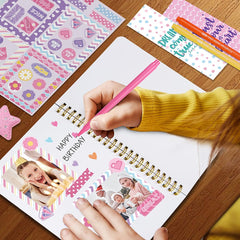 Nollh DIY Journal Kit color fineliner pens for smooth writing and vibrant accents.