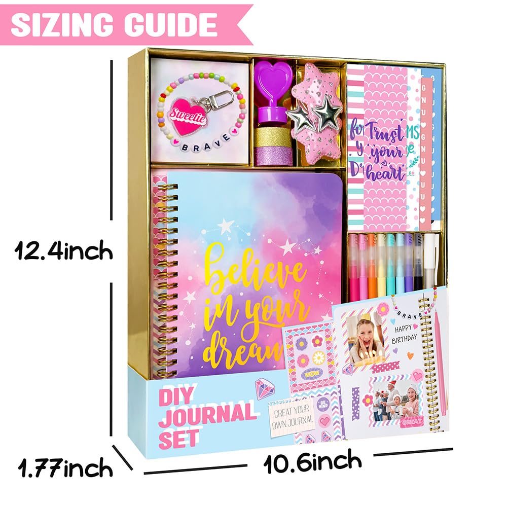 Nollh DIY Journal Kit glitter tapes for sparkle and decorative borders.