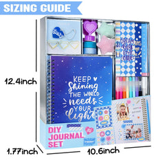 Nollh DIY Journal Kit storage box keeps supplies organized