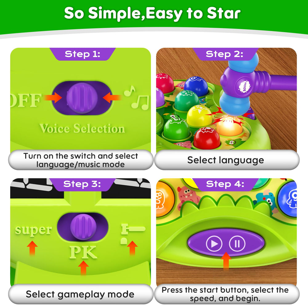 Noltola Whack Mole Game safety features keep play secure.