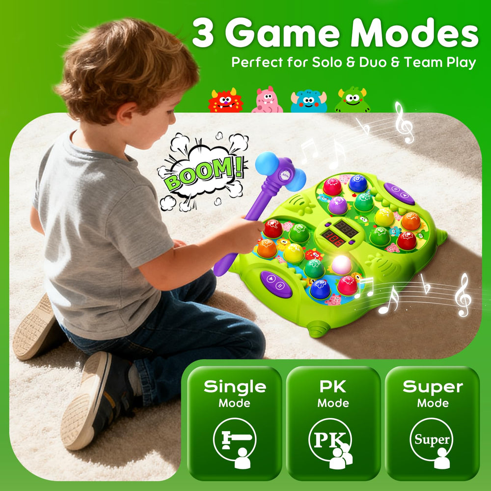 Noltola Whack Mole Game sounds create engaging feedback and motivation.