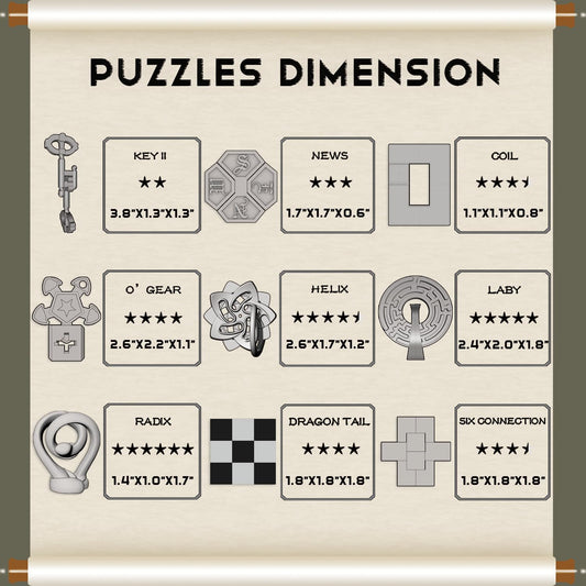 Nordistrict metal puzzles variety for complex mechanical challenges and curiosity.