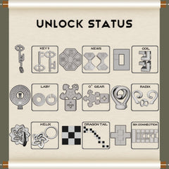 Nordistrict wooden hand puzzles with warm wood textures and comfortable grip.