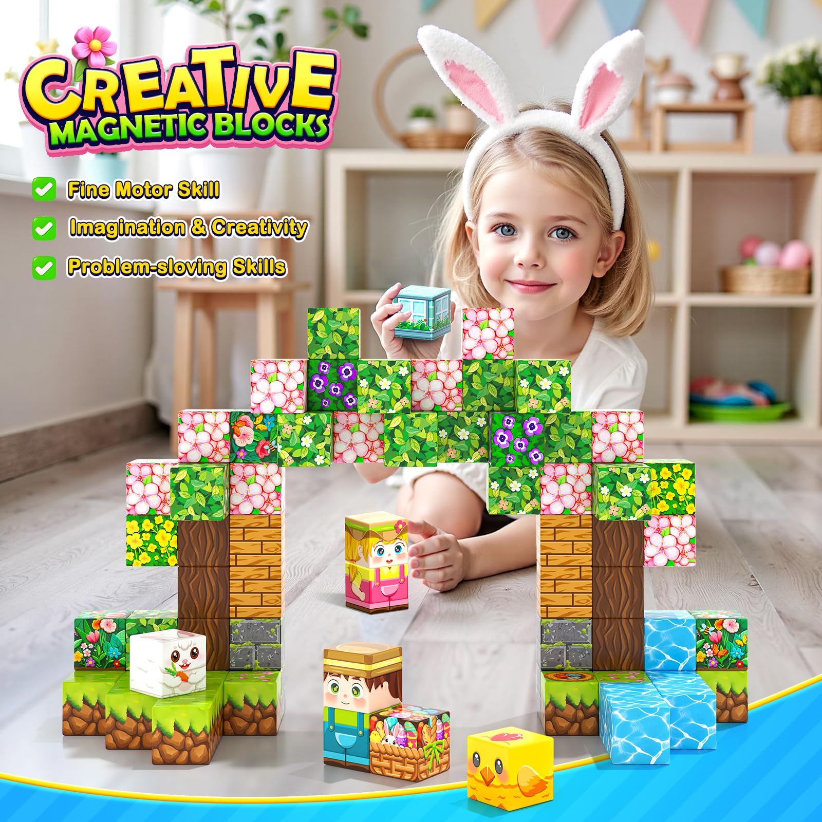 Norline Magnetic blocks show durable interlocks for longer, engaging sessions.
