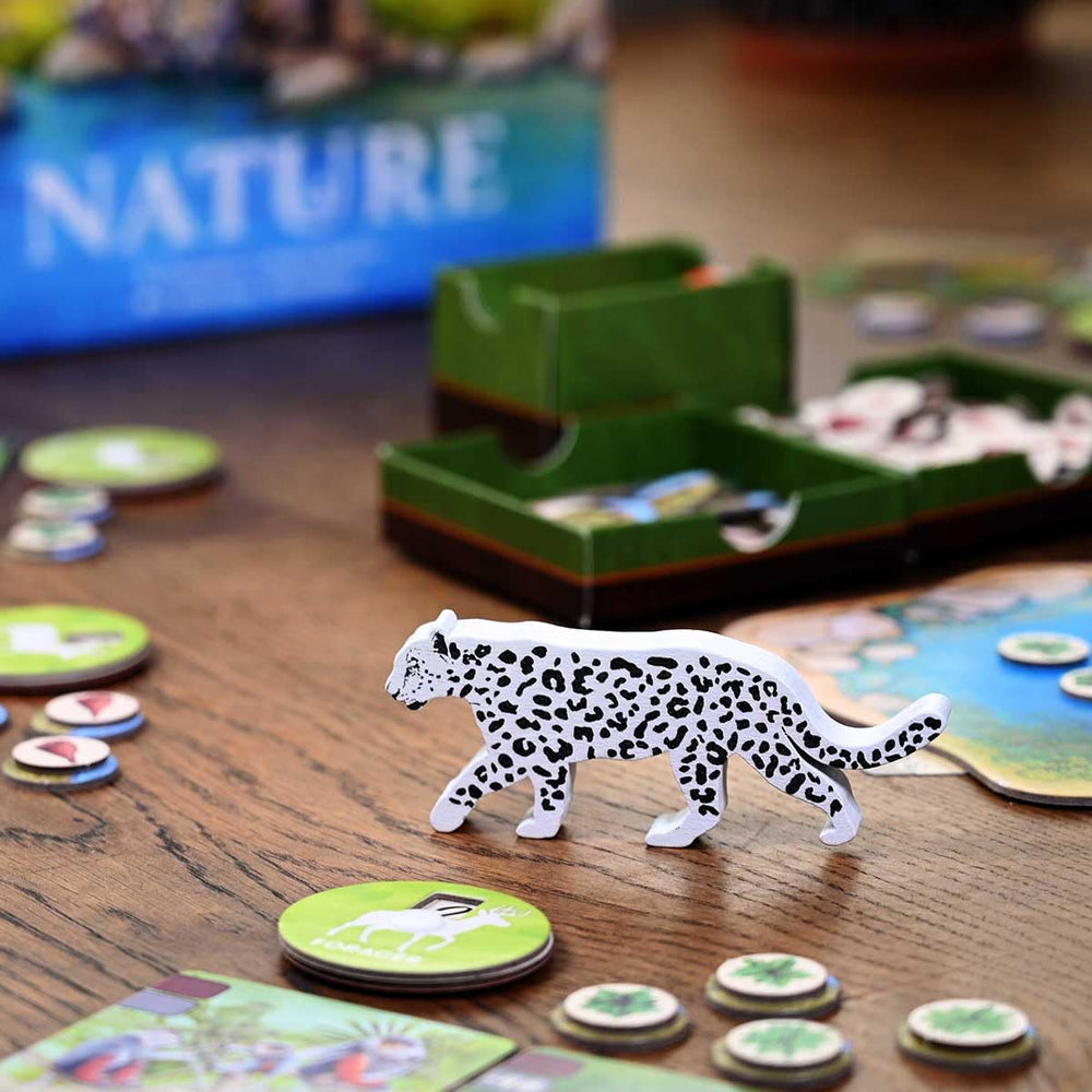 North Star Games Nature Board Game traits fast image emphasizes quick escapes for tense decisions.