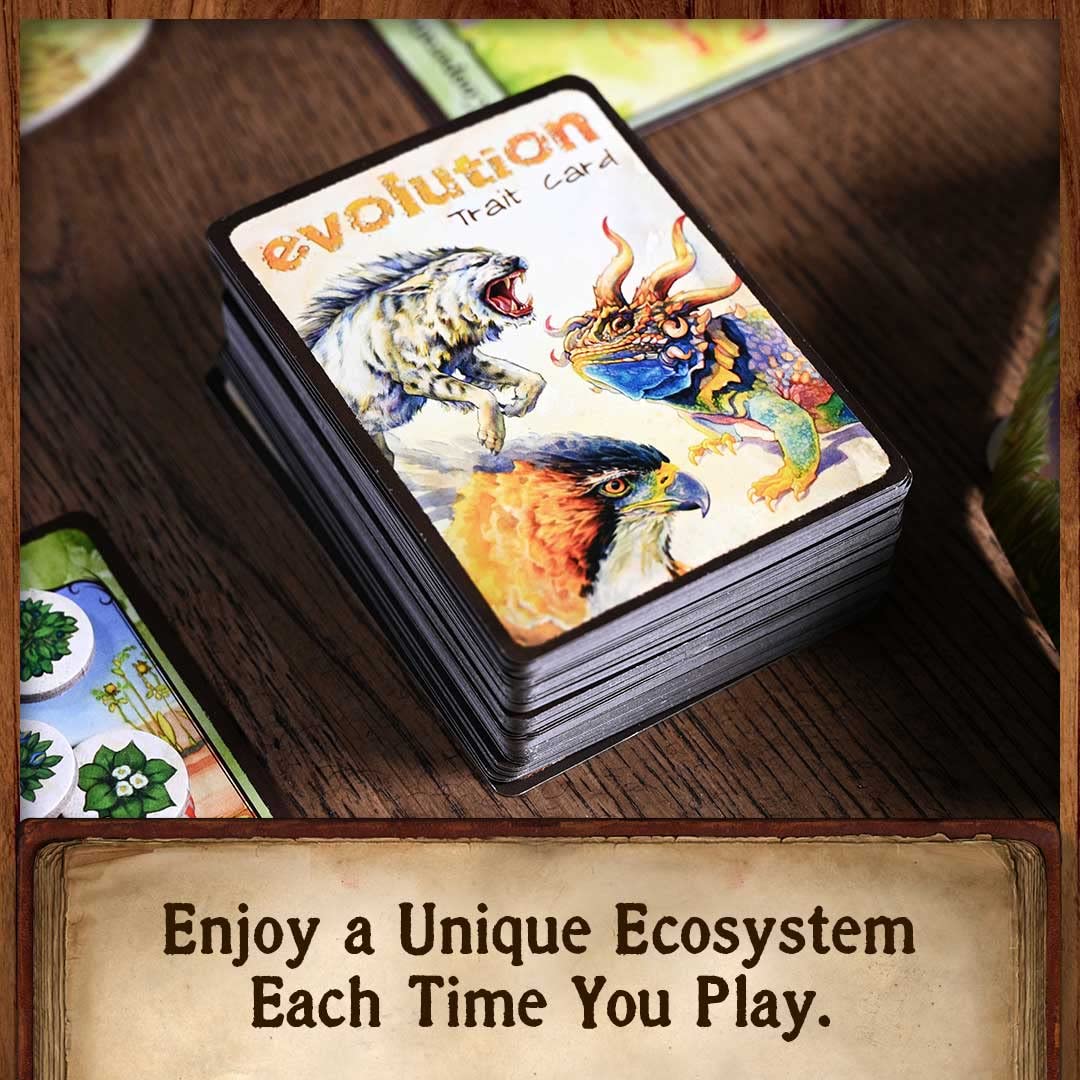 North Star Games Evolution features dynamic ecosystem visuals for immersion