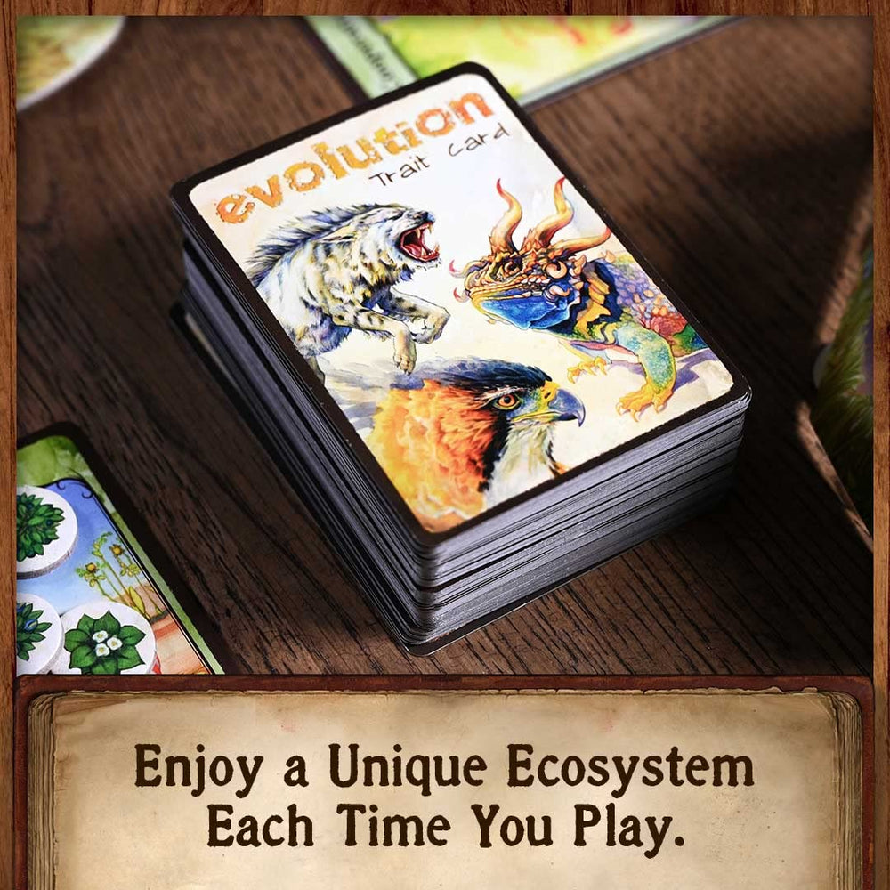 North Star Games Evolution features dynamic ecosystem visuals for immersion