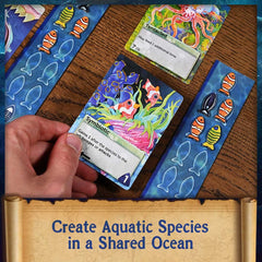 North Star Games Oceans vibrant board layout facilitates smooth setup and quick turns.