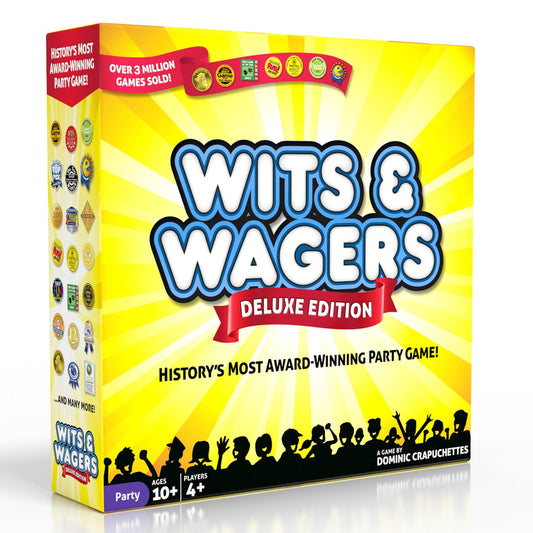 Wits & Wagers deluxe bet chips for casino-style betting during family game night