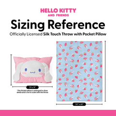 Northwest Cinnamoroll Strawberry Delight pillow adds cuddly companion and portability.