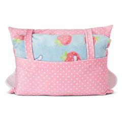 Northwest Cinnamoroll Strawberry Delight throw care instructions for easy washing.