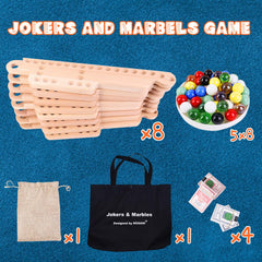 Nosadi Jokers and Marbles compact storage and travel-ready design