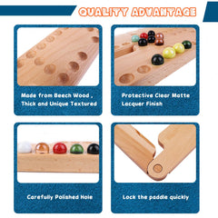 Nosadi Jokers and Marbles wooden beech paddles with durable finish