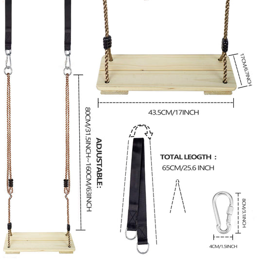 NOSTIFY adjustable-height swing demonstrates easy height customization for growing kids