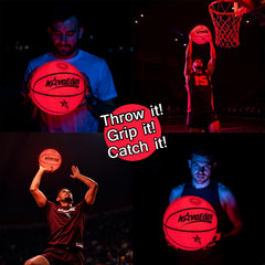 NovaEdge Glow basketball charging via USB-C for ready-to-play sessions.