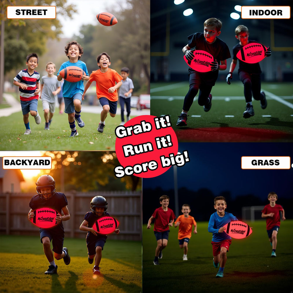 NovaEdge Glow Football USB-C charging for endless after-dark sessions.