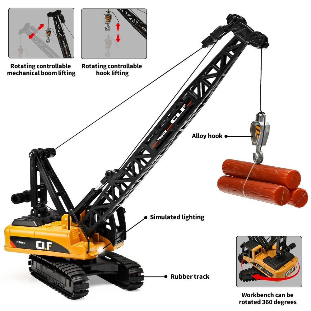 NOVAFUSION crane toy with simulated lights for immersive play