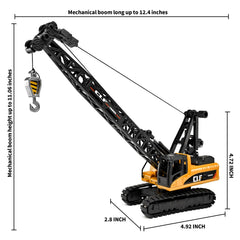 NOVAFUSION crane truck toy with rotatable table enabling 360-degree operation