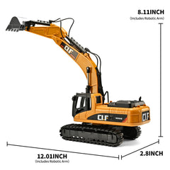 NOVAFUSION excavator toy 360-degree rotation for realistic site play