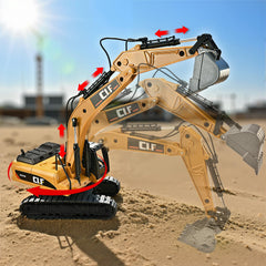 NOVAFUSION excavator toy crawler tracks enable easy push-and-go movement
