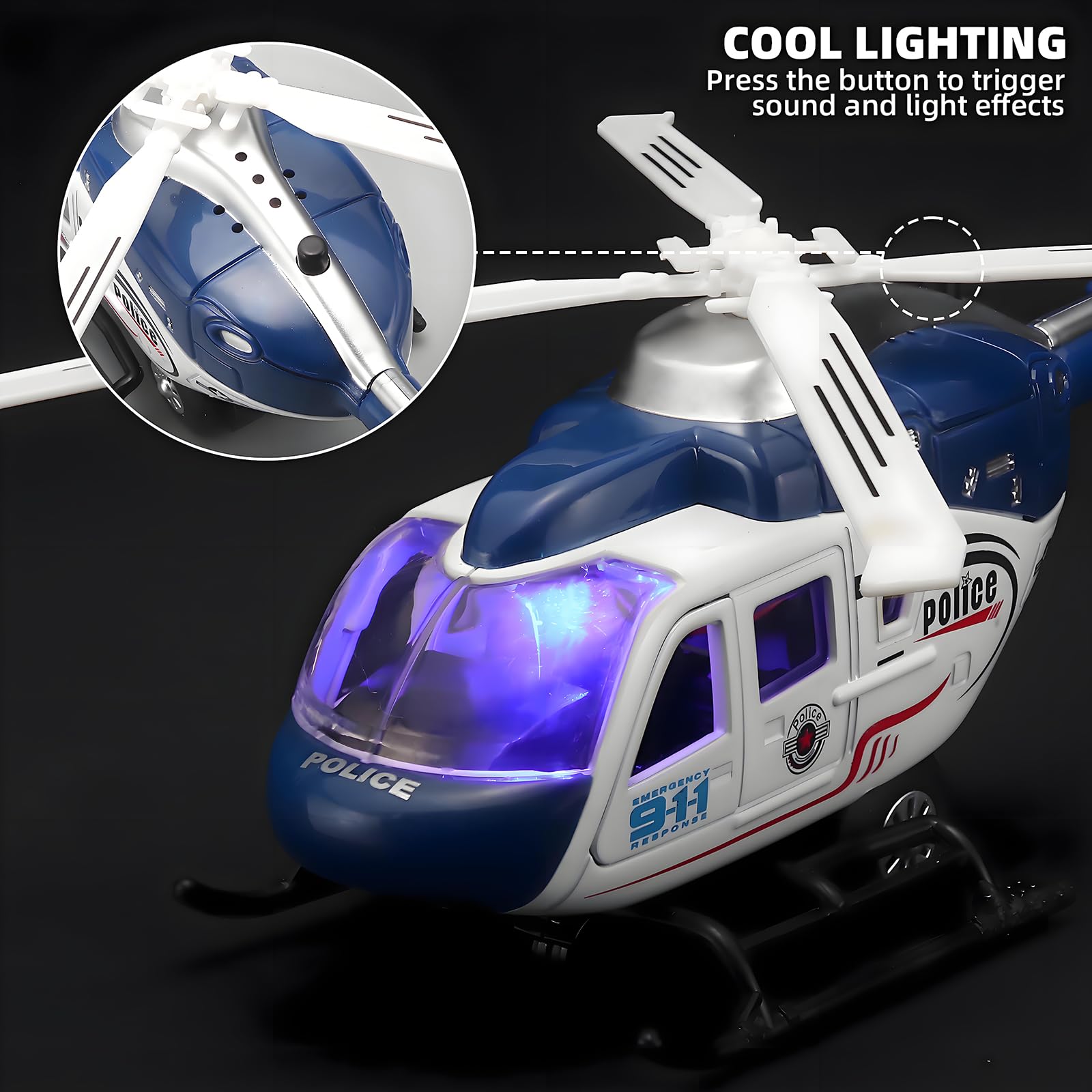 NOVAFUSION helicopter pull-back motion for easy floor play