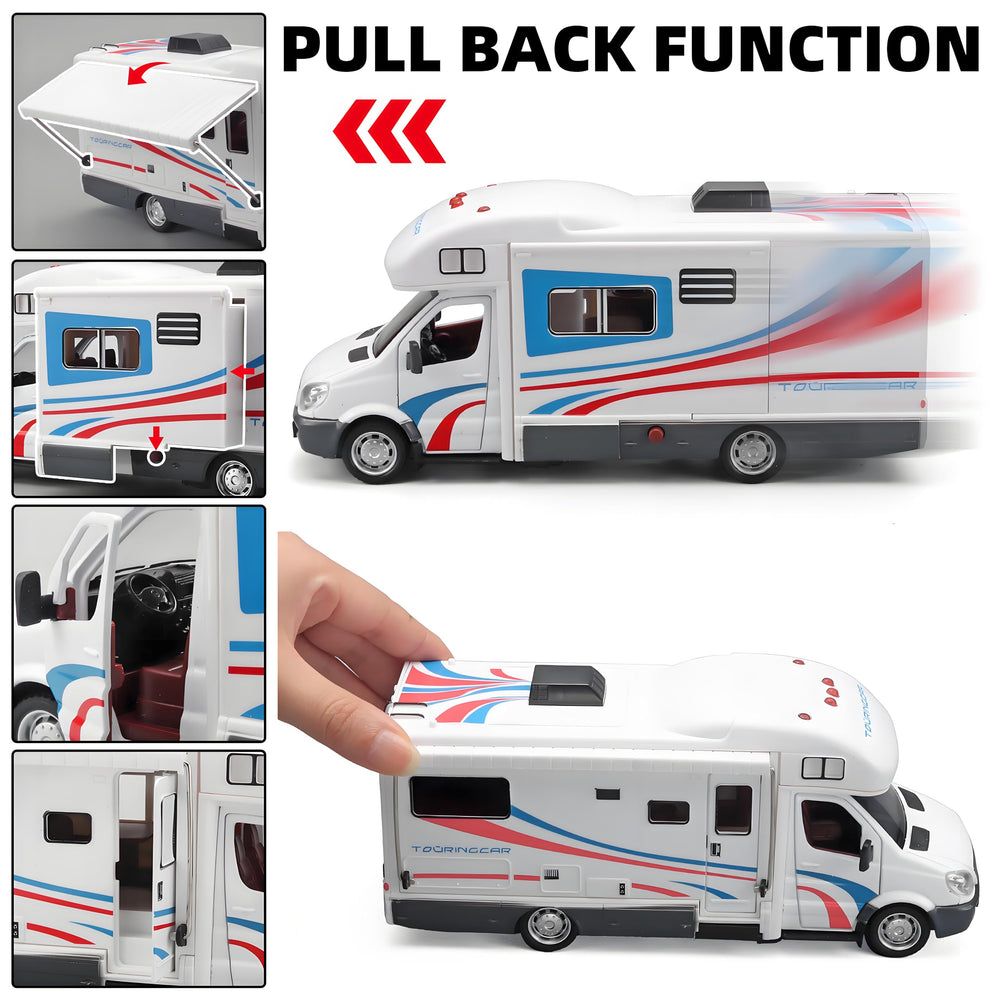 NOVAFUSION Toy Camper White smooth edges provide safe play for kids.