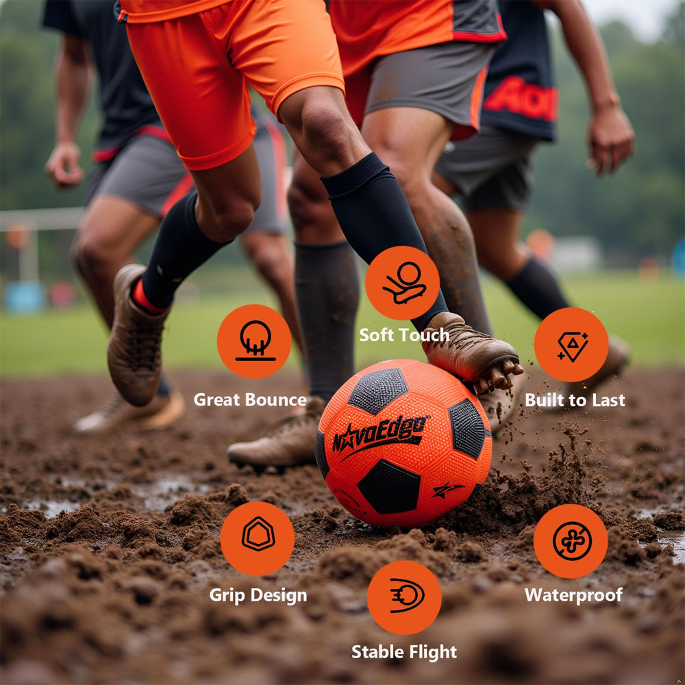 NovaEdge waterproof rubber ball designed for outdoor and indoor play