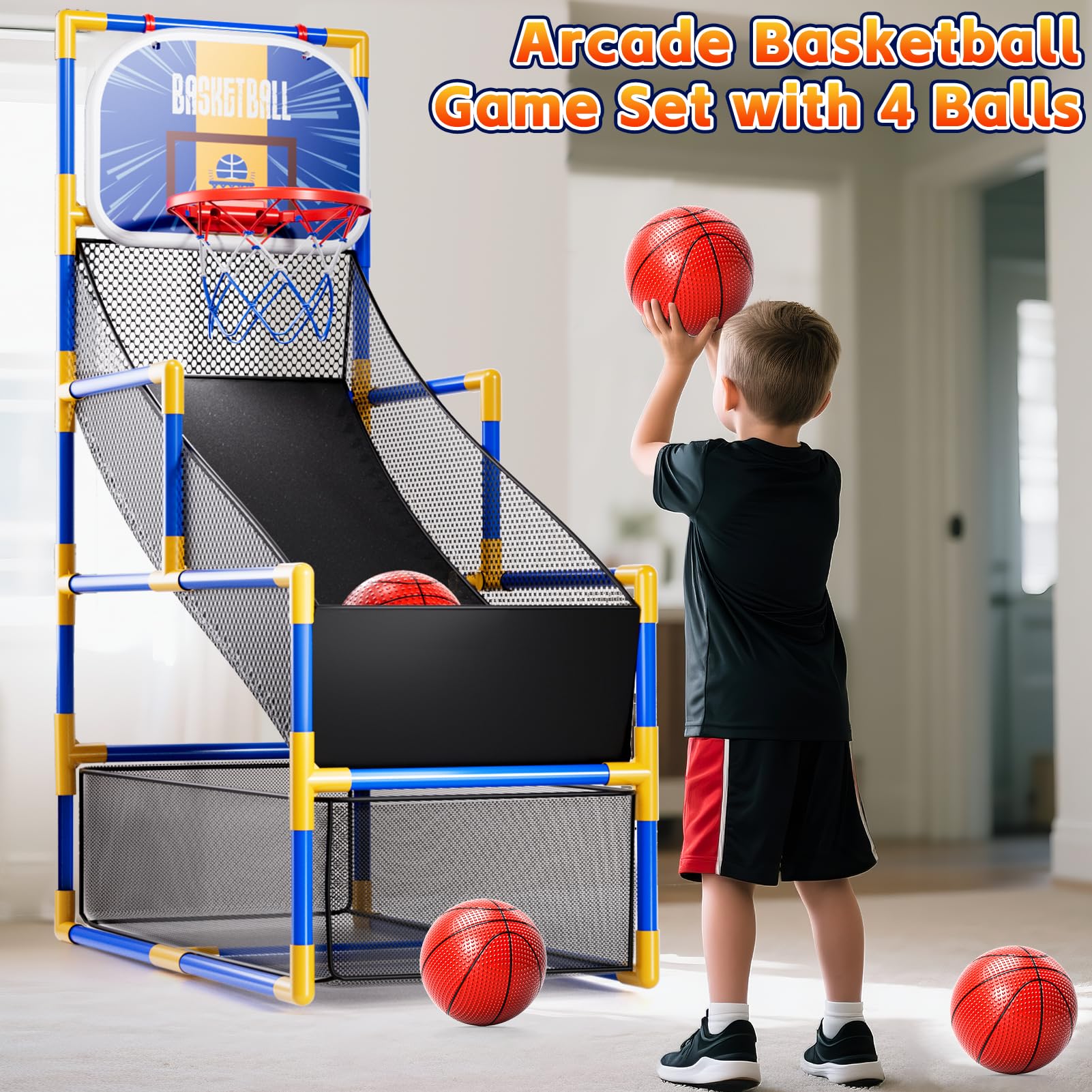 Novaluki adjustable-height hoop adapts to different ages