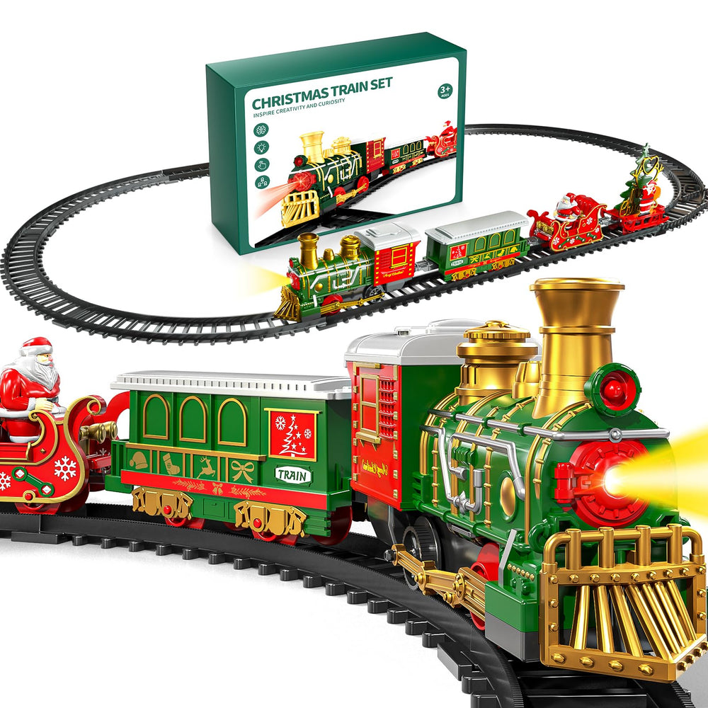 Novaluki gift-ready Christmas train set in attractive packaging