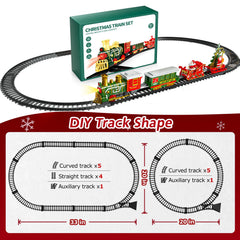 Novaluki Christmas train set lights and sound add festive excitement
