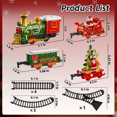 Novaluki Christmas train set tracks for quick, indoor rail layouts