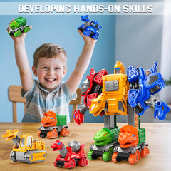 Novaluki Dinosaur Warrior Robot offers two forms to spark imagination.