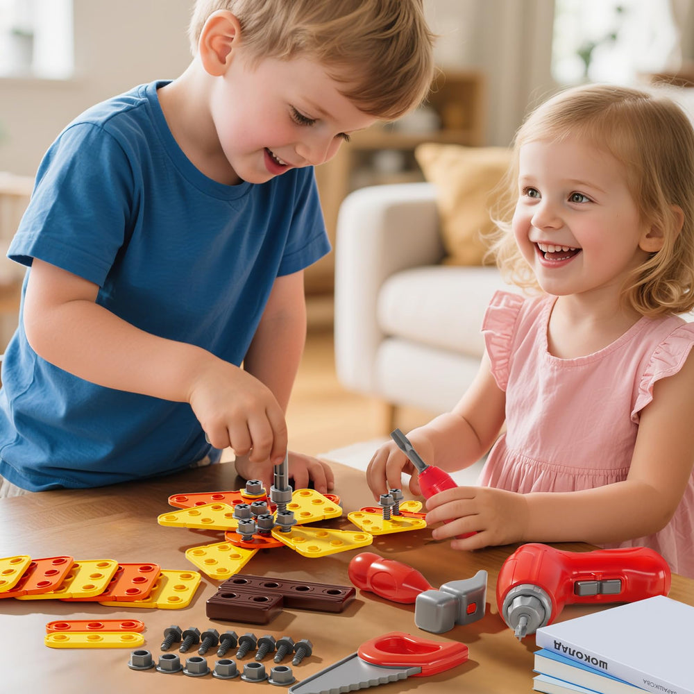 Novaluki DIY components let kids create unique toy shapes.
