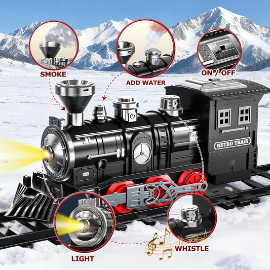 Novaluki electric train set carriages enhancing storytelling and cooperative play for kids 4-8.