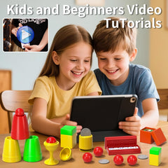 Novaluki Magic Kit coin illusion helps kids master sleight of hand.